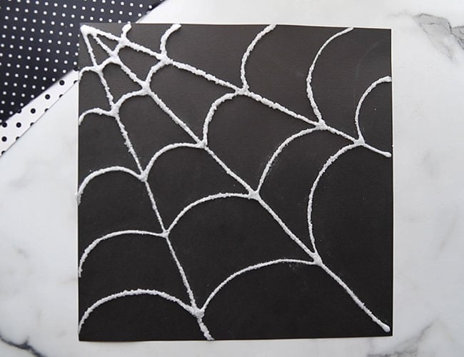 Salt Painted Spiderweb The Best Ideas for Kids