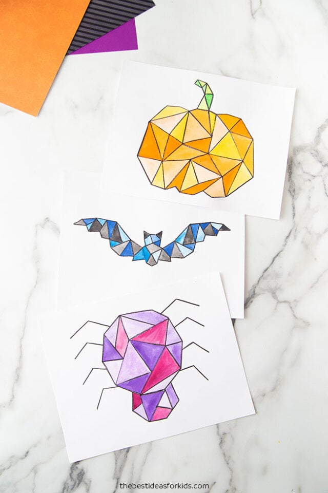 Watercolor Halloween Art Printables