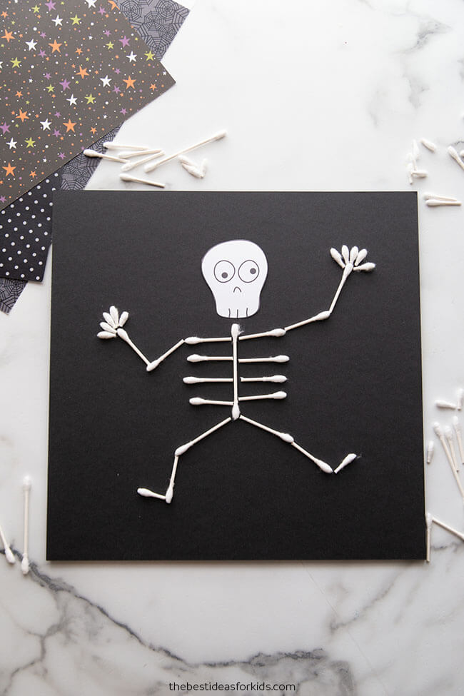 Q Tip Skeleton - The Best Ideas for Kids