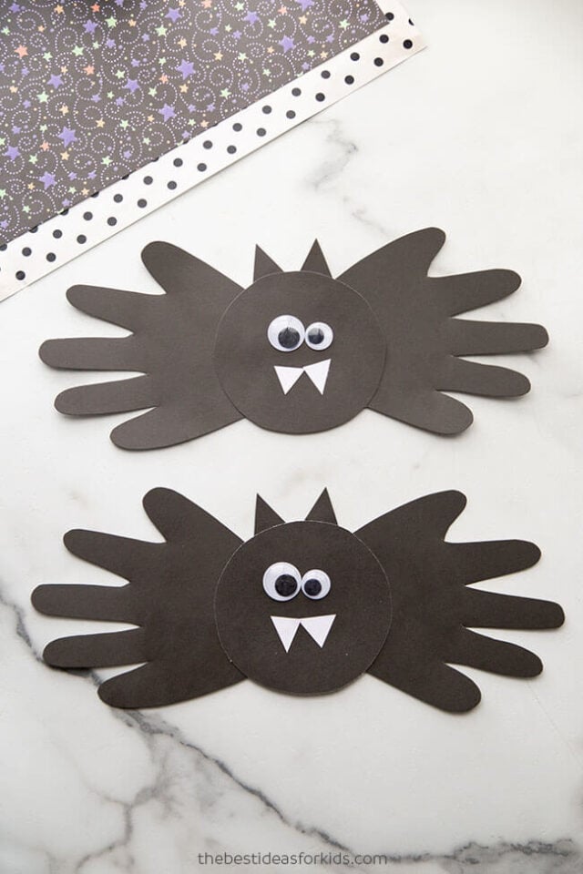 Bat Handprint Craft