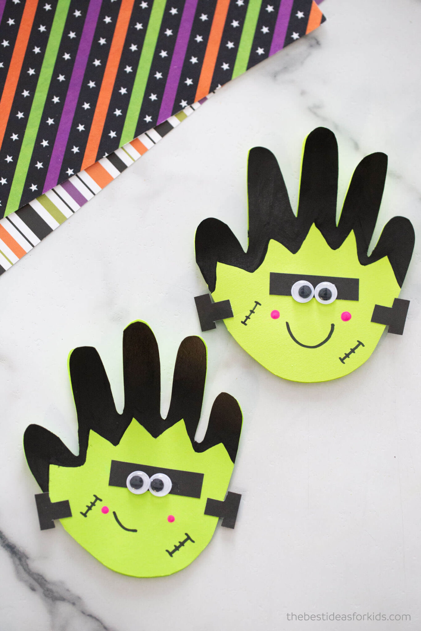 Frankenstein Handprint The Best Ideas for Kids