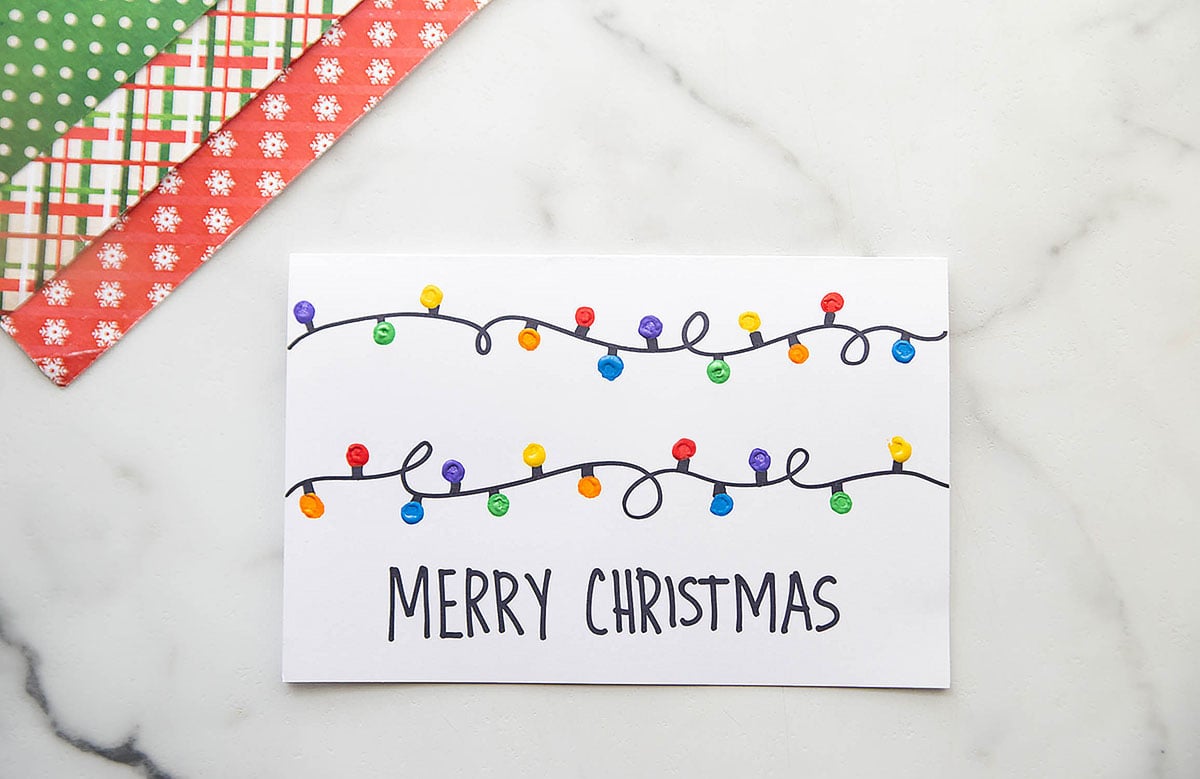 QTip Painted Christmas Lights The Best Ideas for Kids