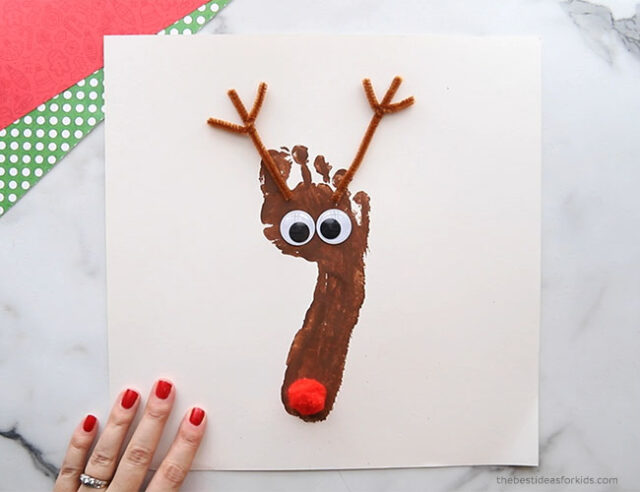 Add Pipe Cleaner to Reindeer