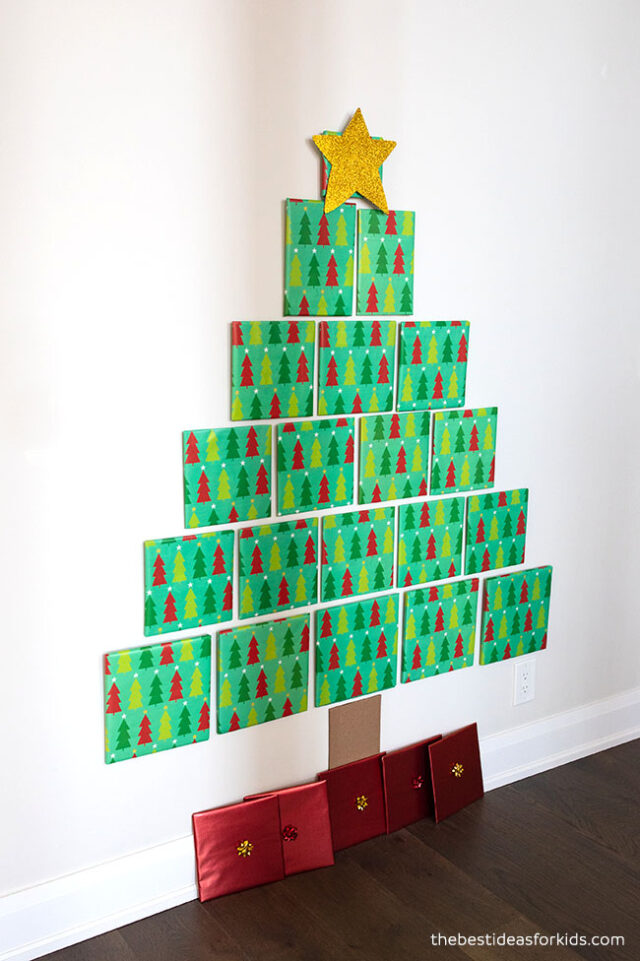 Advent Calendar Book Christmas Tree