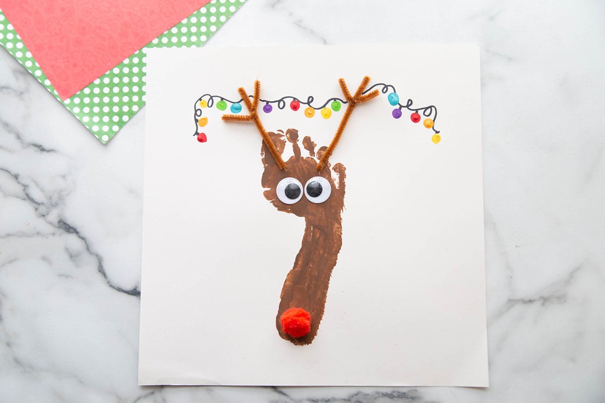 Reindeer Footprint The Best Ideas for Kids
