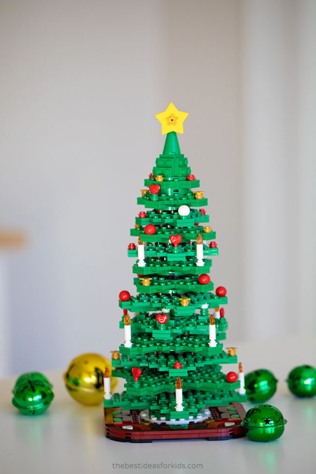 Lego Christmas Tree Built