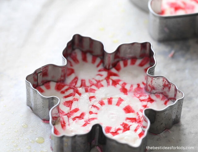 Melt Peppermints in Oven