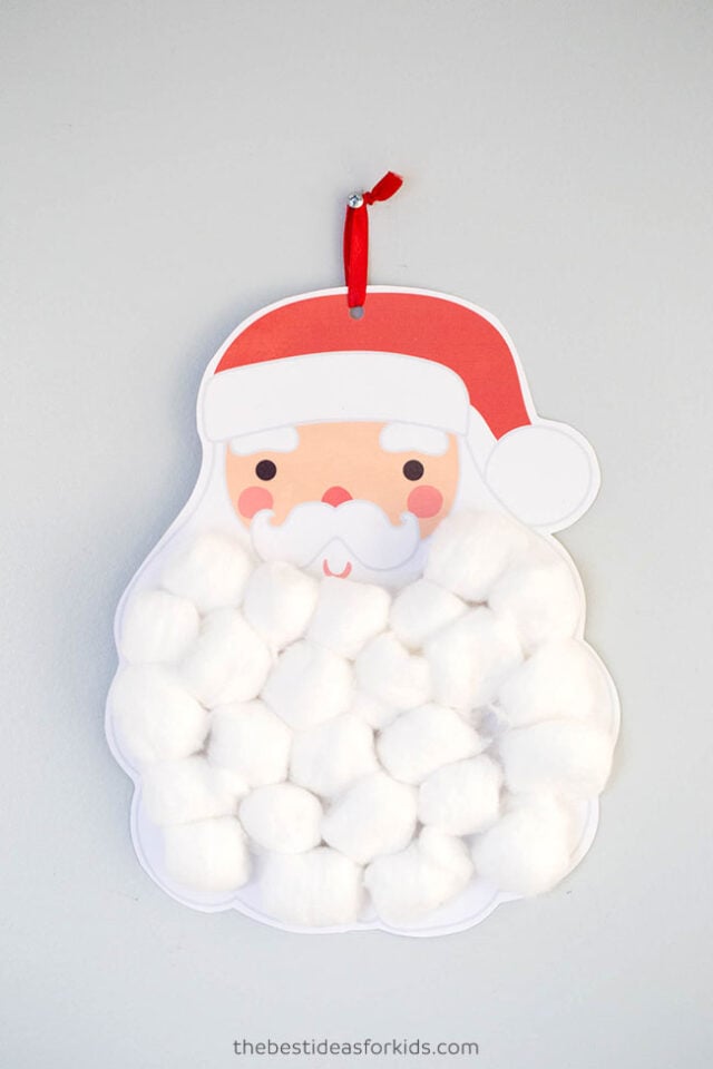 Santa Beard Countdown Craft