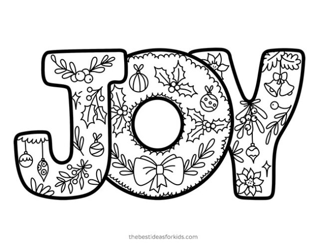 Wreath Joy Card