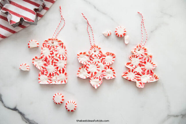 peppermint ornament kids craft