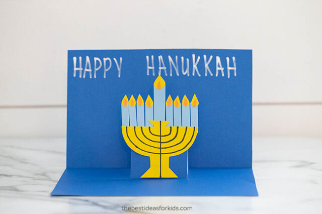 Homemade Hanukkah Card