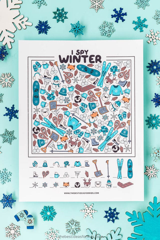 I Spy Winter Free Printables