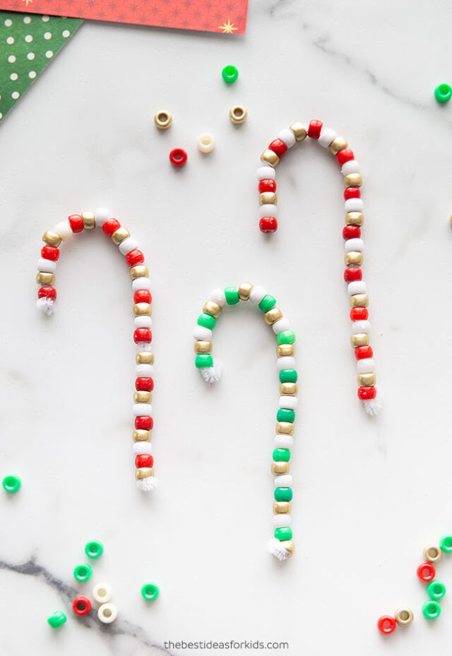Pipe Cleaner Candy Cane Craft