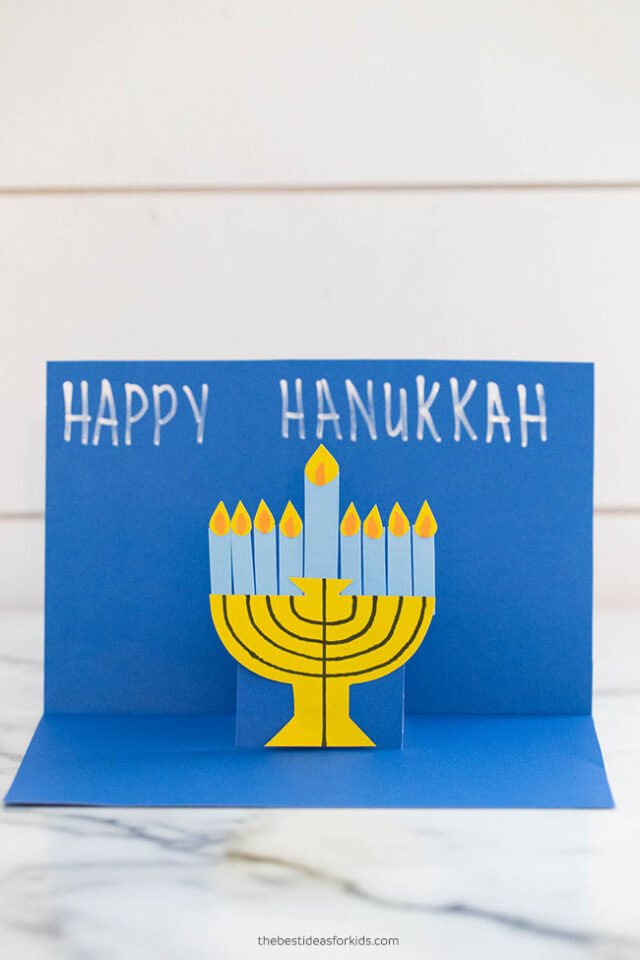 Pop-up Menorah Craft