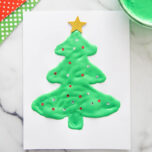 Puffy Paint Christmas Tree