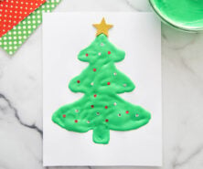 Puffy Paint Christmas Tree