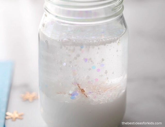 Make a Snowstorm in a Jar