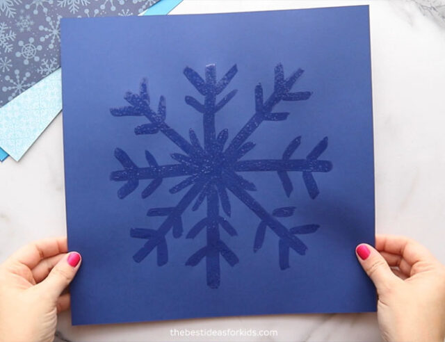 Paint a Snowflake with Salt Water
