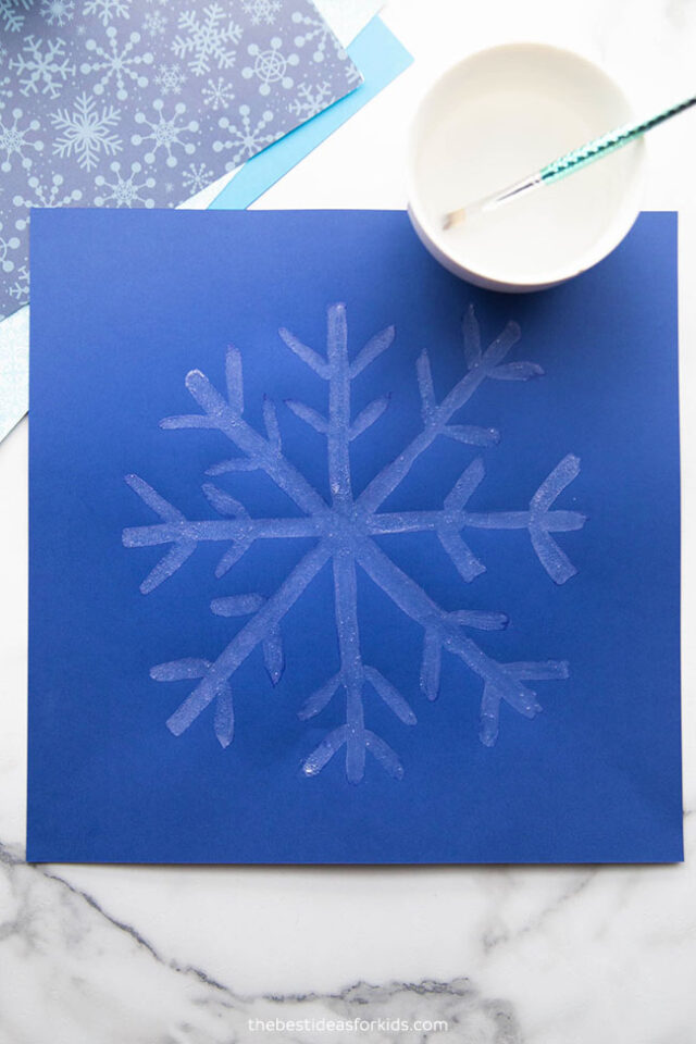 Painting with Salt Experiment for Kids