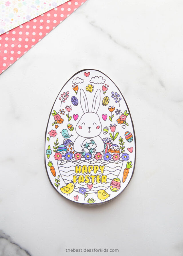 Bunny Easter Egg Card
