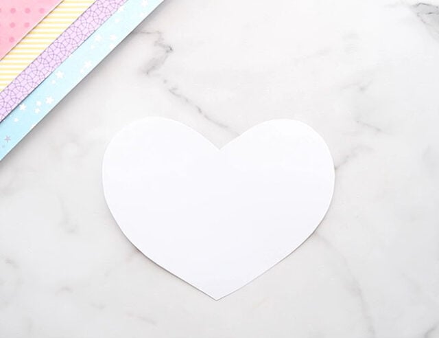 Cut out Heart Template