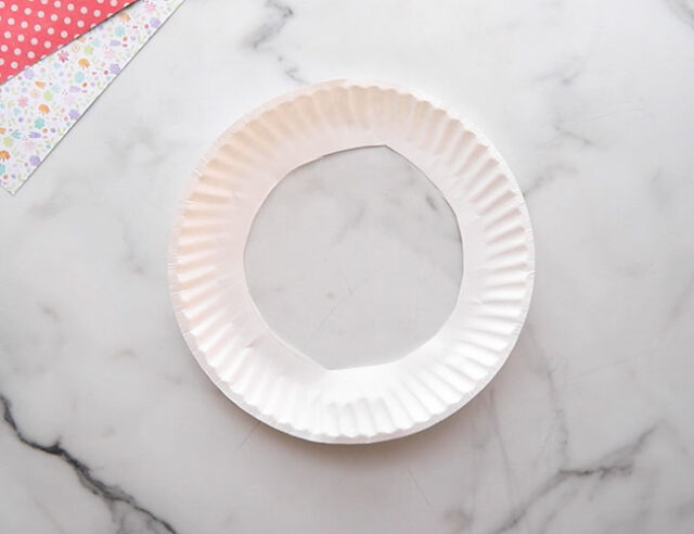 Cut out Paper Plate