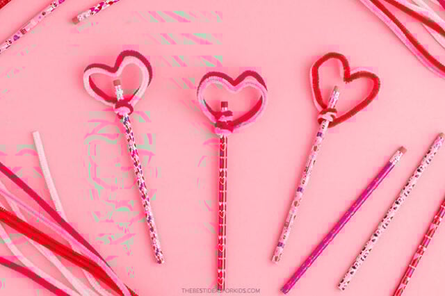 Form Heart Shape from Pipe Cleaners