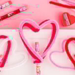 Heart Pipe Cleaner Pencil