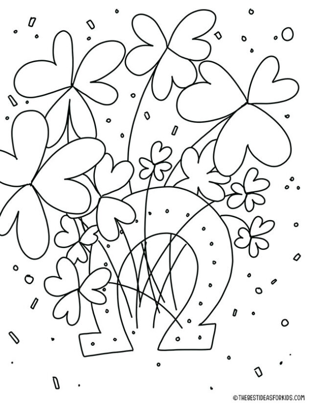 Horseshoe Coloring Page