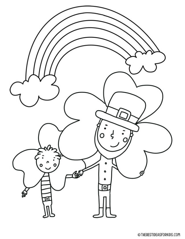 Leprechauns Coloring Page