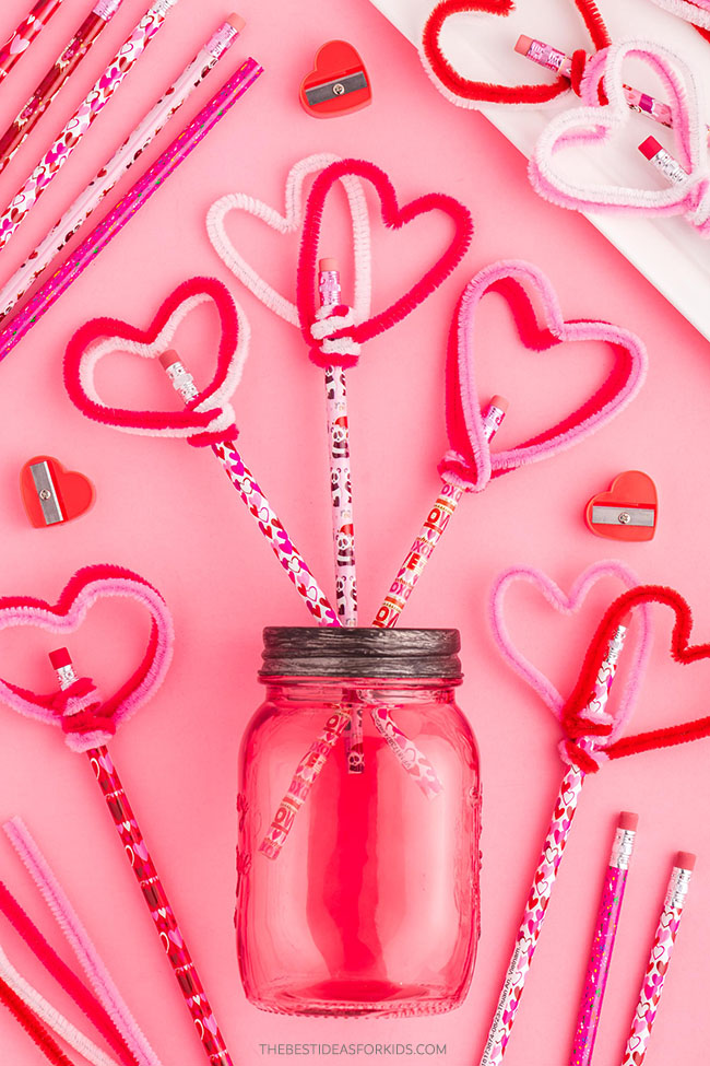 Heart Pencil Toppers Craft The Best Ideas for Kids