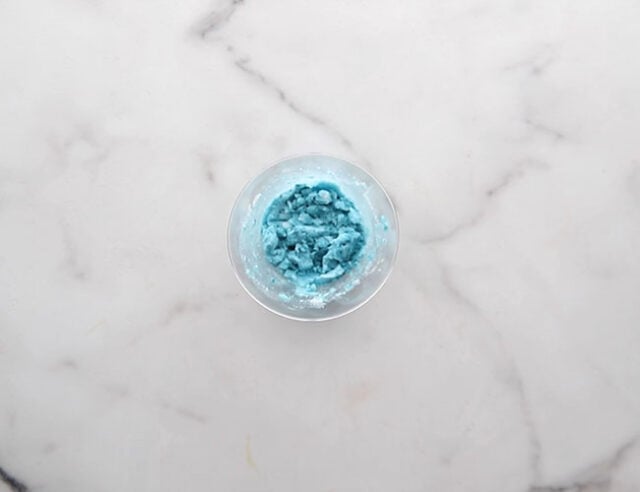 Mix Food Coloring into Baking Soda