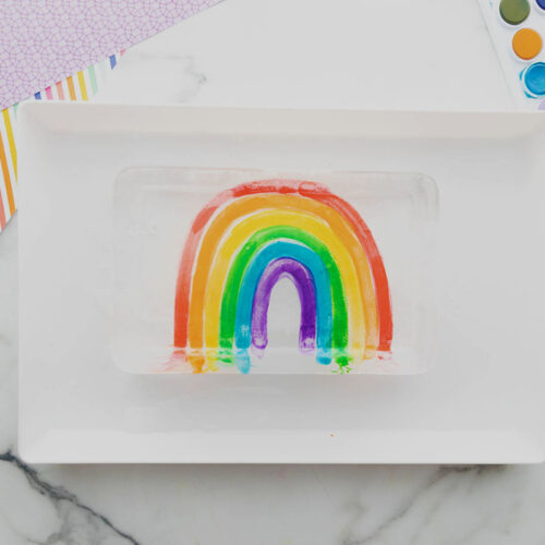 Rainbow Suncatcher (with free template) - The Best Ideas for Kids
