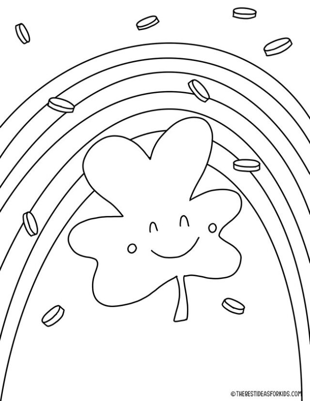Shamrock Guy Coloring Page