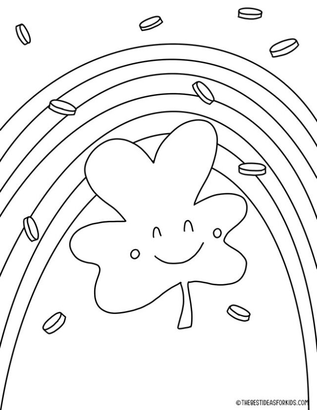 Shamrock Guy Coloring Page