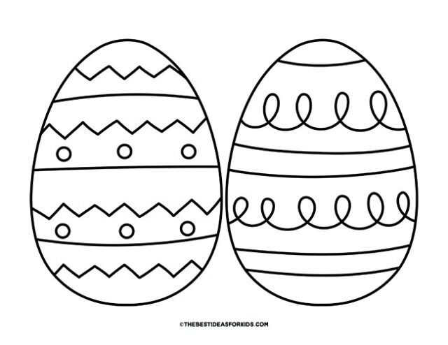 2 Easter Egg templates