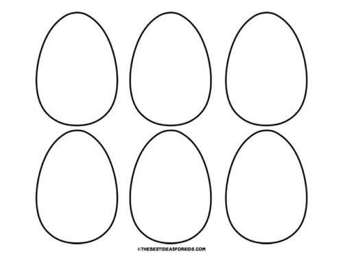 Easter Egg Templates (Free Printables) - The Best Ideas for Kids