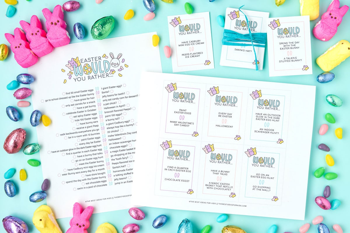 100+ Free & Fun Would You Rather Questions for Kids [Free Printable PDF  Cards]