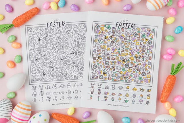 I spy Easter printable