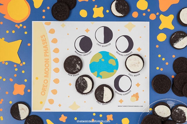 Oreo Moon Phases Printable