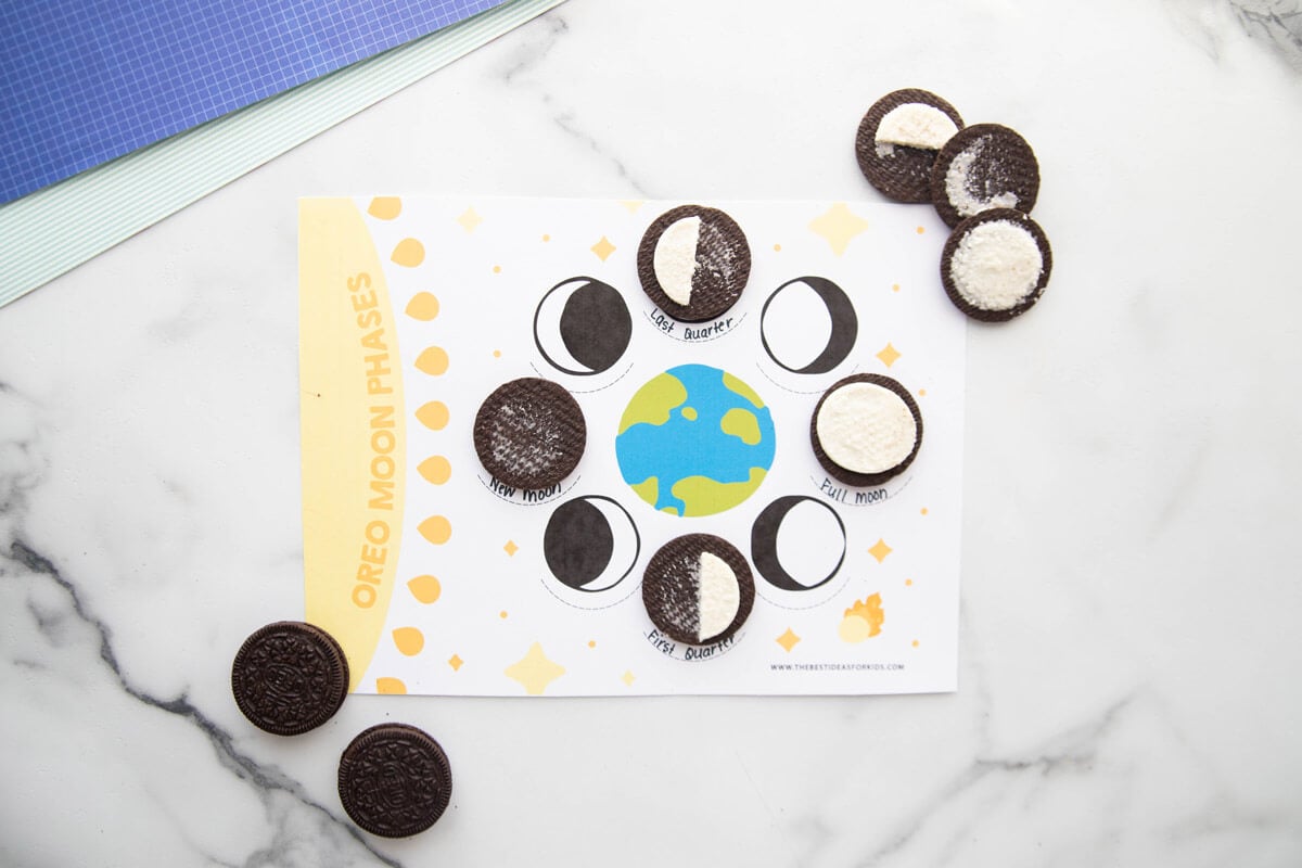 Oreo Moon Phases (Free Printables) The Best Ideas for Kids