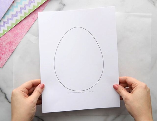 Print Easter Egg Template