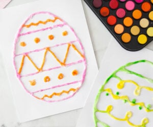 Salt Painted Easter Eggs Cover