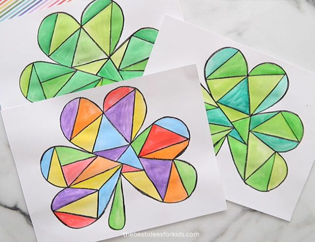 St Patrick's Day Watercolor Art
