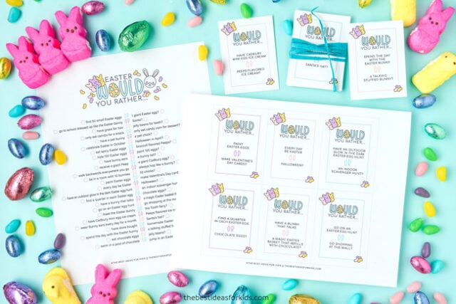 Easter Fun: A Printable Would You Rather Game for Kids