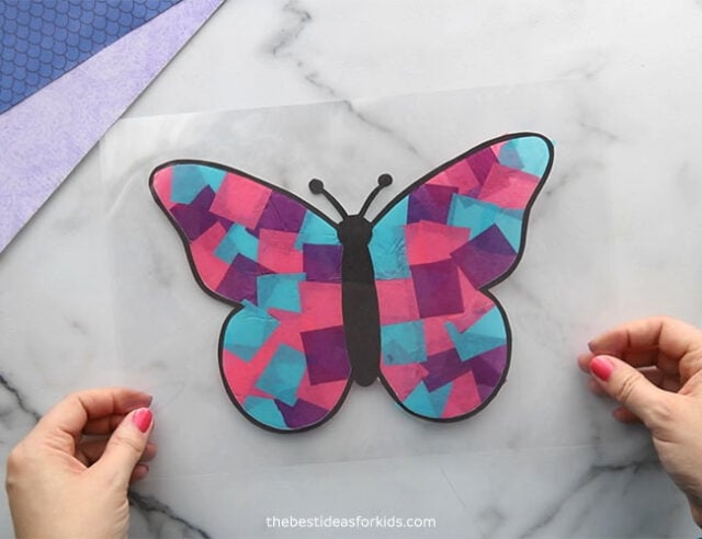 Cut out Butterfly Suncatcher