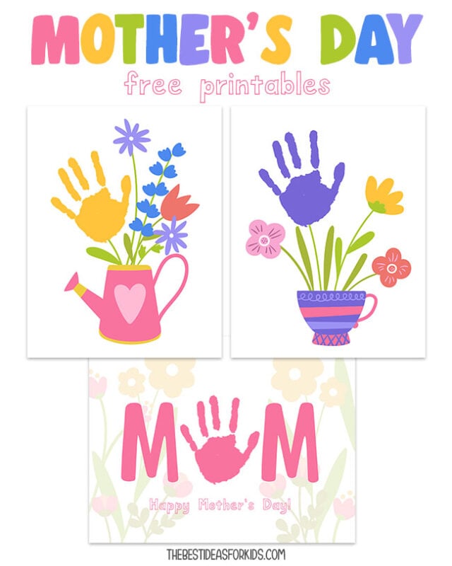 Mother's Day Handprint Printables The Best Ideas for Kids