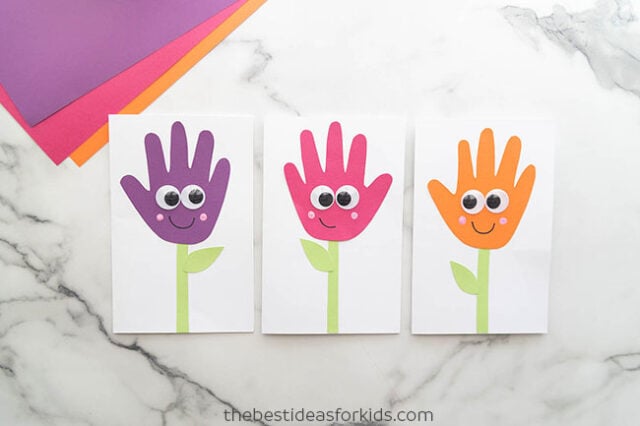 Handprint Card for Mother's Day