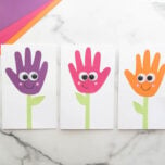 Handprint Flower Cards