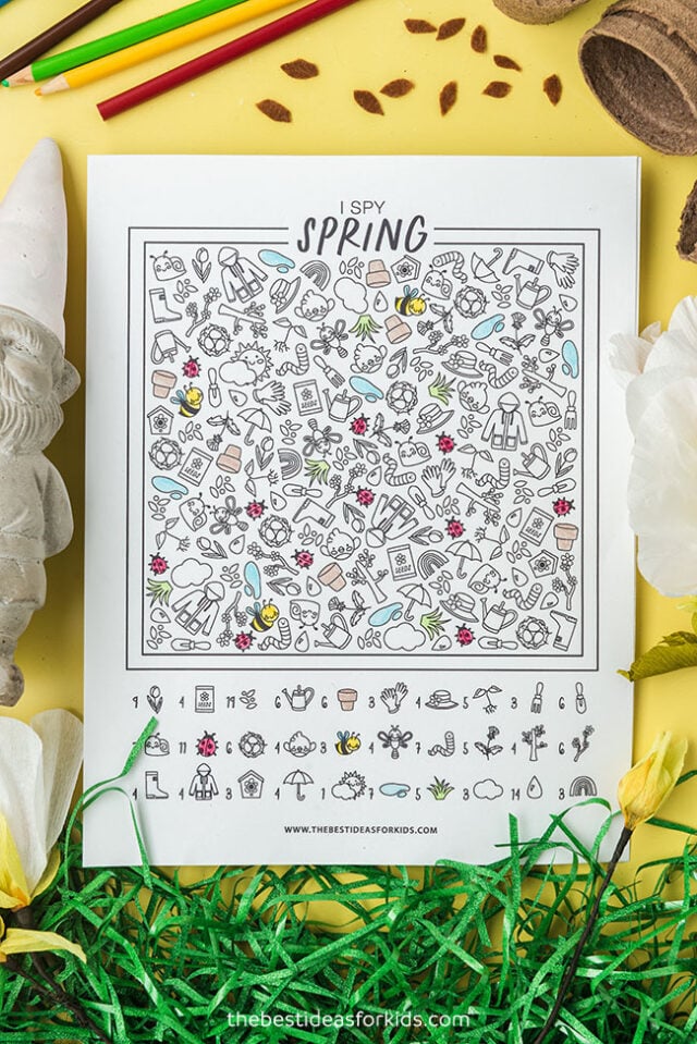 I Spy Spring Free Printable